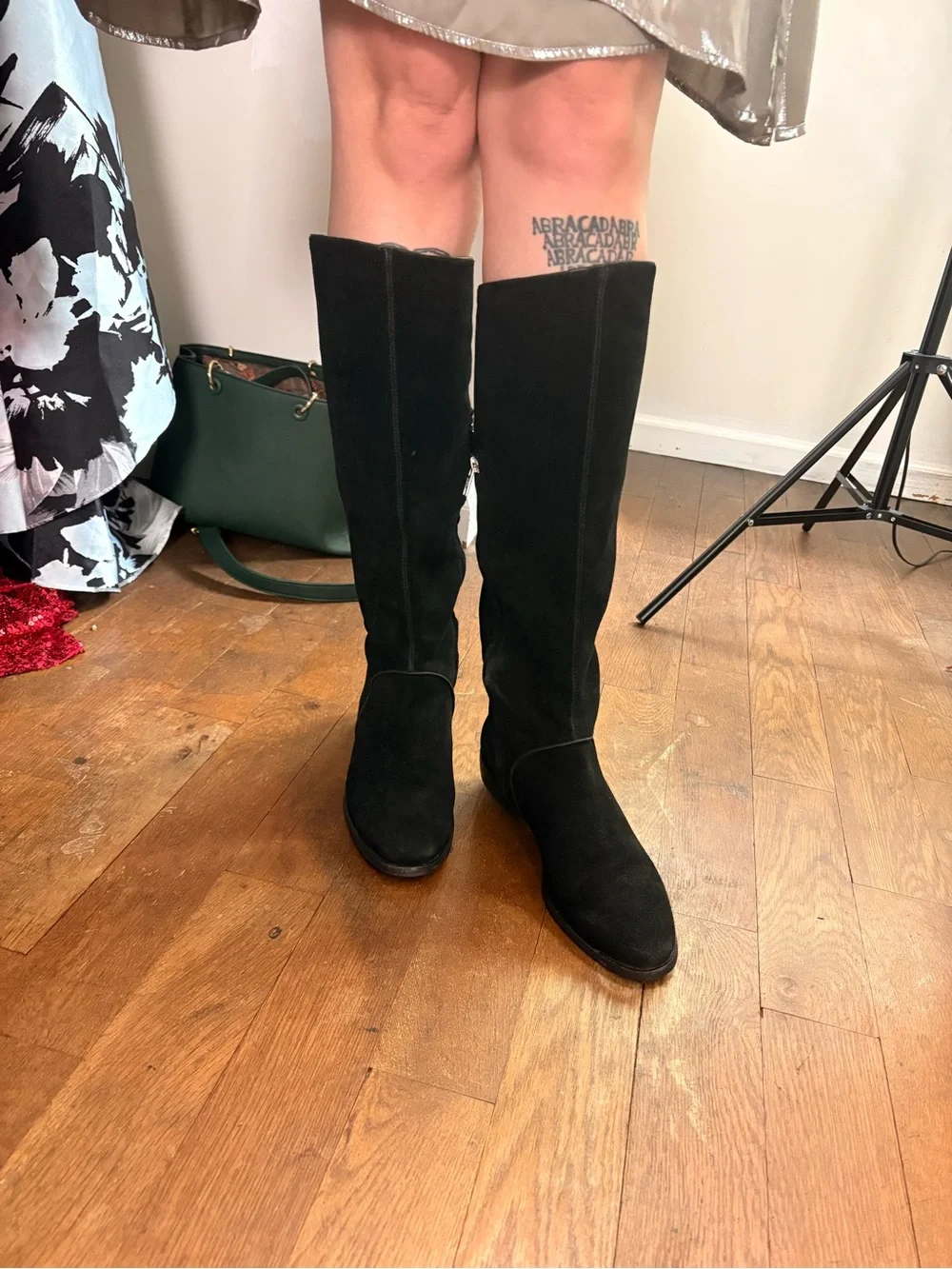 Black Suede Knee-High Women’s Boots - UGG